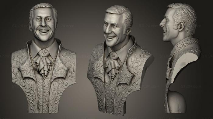 Busts and bas-reliefs of famous people (Esbozo de Luis Mariano, BUSTC_0187) 3D models for cnc