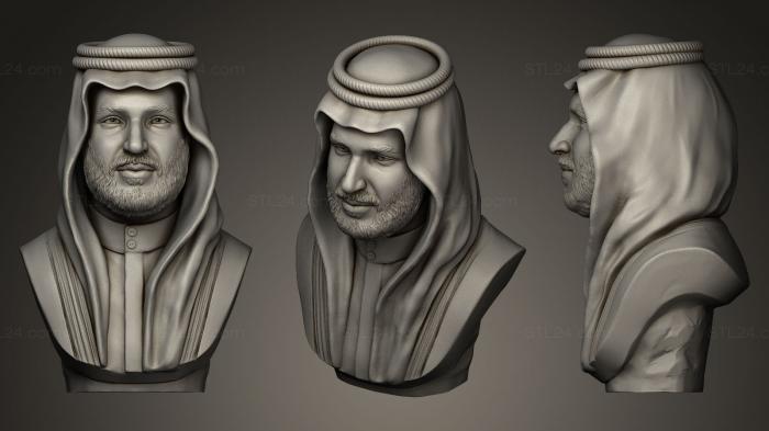 Busts and bas-reliefs of famous people (Mohammad Bin Salman, BUSTC_0433) 3D models for cnc