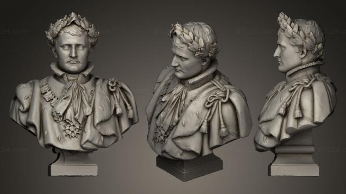 Busts and bas-reliefs of famous people (Napolon Ier en 1806, BUSTC_0452) 3D models for cnc