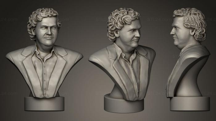 Pablo Escobar 3D portrait