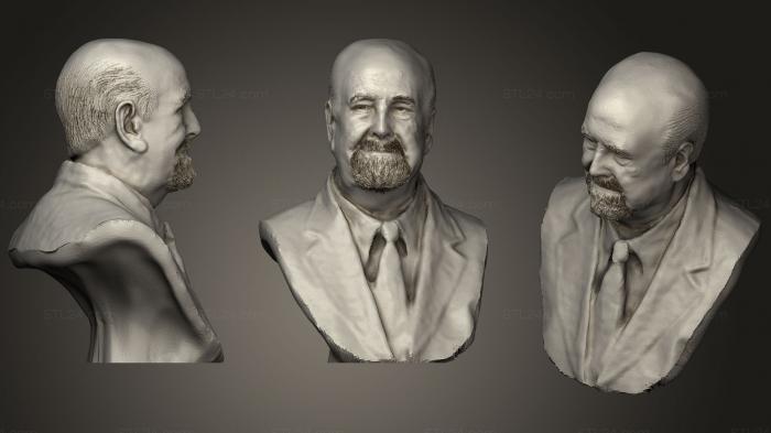 Бюсты и барельефы известных личностей (Busto Escultura De Hombre, BUSTC_0773) 3D модель для ЧПУ станка