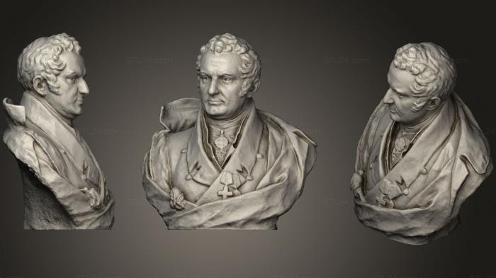 Busts and bas-reliefs of famous people (Efrem Osipovich Mukhin, BUSTC_0786) 3D models for cnc