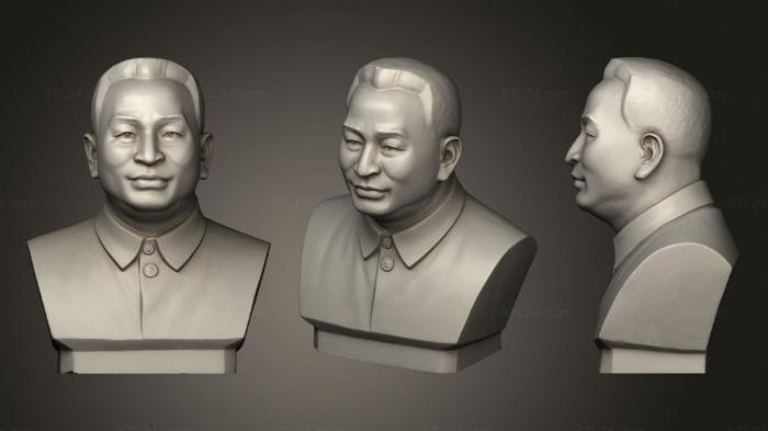 Busts and bas-reliefs of famous people (Bac Tran Quoc Hoan3, BUSTC_0889) 3D models for cnc