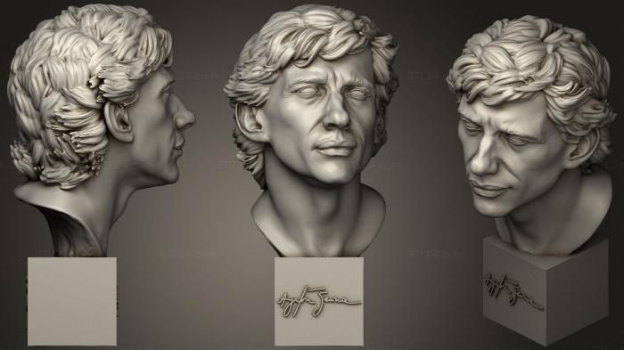 Busts and bas-reliefs of famous people (Busto Eye Modified, BUSTC_0905) 3D models for cnc