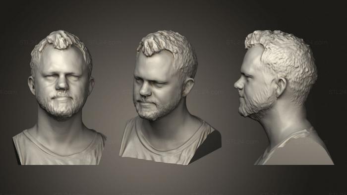 Busts and bas-reliefs of famous people (Daniel Noree 2, BUSTC_0932) 3D models for cnc
