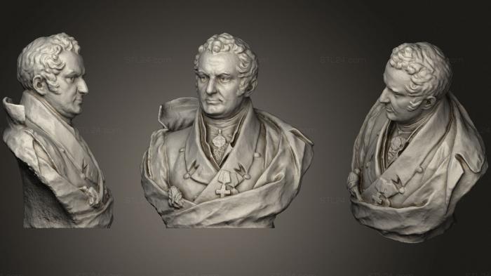 Busts and bas-reliefs of famous people (Efrem Osipovich Mukhin, BUSTC_0938) 3D models for cnc