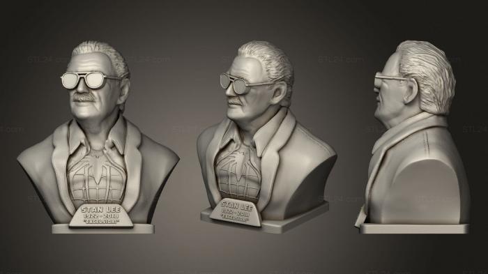 Busts and bas-reliefs of famous people (Excelsior, BUSTC_0947) 3D models for cnc