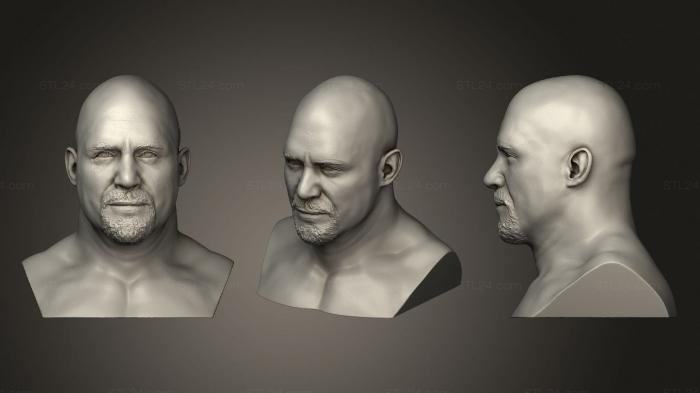 Busts and bas-reliefs of famous people (Stone Cold, BUSTC_1045) 3D models for cnc