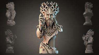 Fantasy busts Bust of the Forest Spirit 3d model