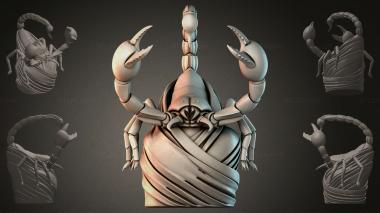 Fantasy busts Scorpion Figurine 3d model