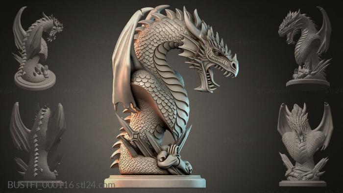 Дракон Повелитель Огненной Бури 3d STL model