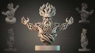 Fantasy busts Bust of the Forest Spirit 3d model