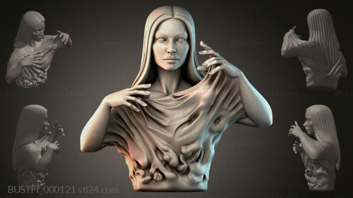 Дева Мария Скорбь Тихой Молитвы 3d STL model