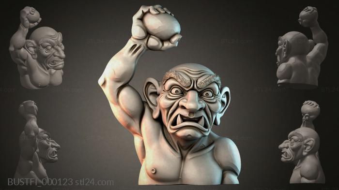 Горлак Тролль Поднятого Клинка 3d STL model