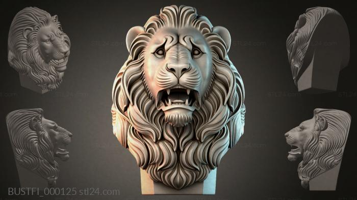 Лев Рык Золотой Гривы 3d STL model