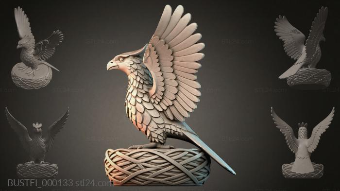 Феникс Птица Золотых Крыльев 3d STL model