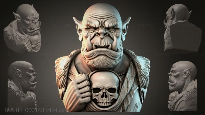 Орк Череп Тёмного Трофея 3d STL model