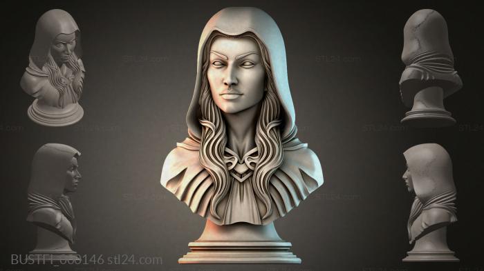 Морриган Дева Вороньего Капюшона 3d STL model