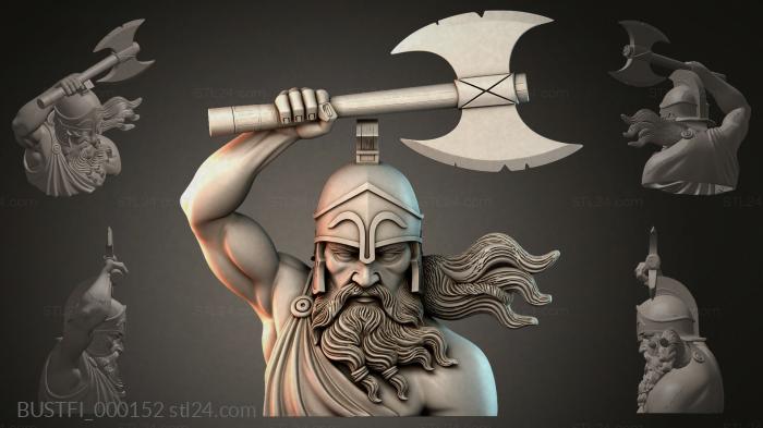 Валькирия Секира Северных Бурь 3d STL model