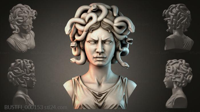 Медуза Горгона Змеиных Волос 3d STL model