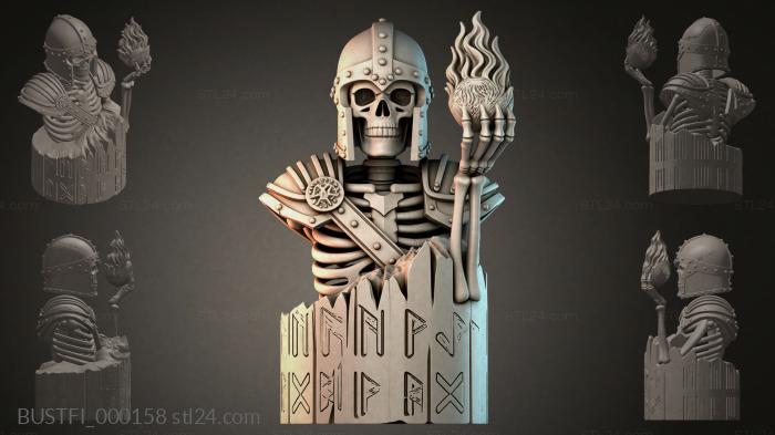 Скелет Жнец Рунического Пламени 3d STL model