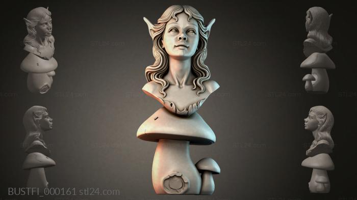 Эльфийка Дева Лесного Плаща 3d STL model