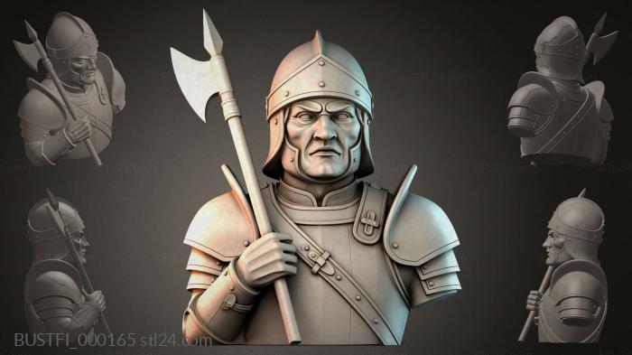 Воин Секира Стальных Доспехов 3d STL model