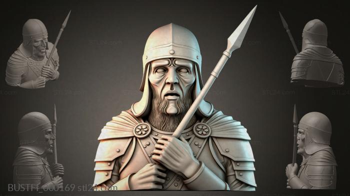 Викинг Копьеносец Северных Походов 3d STL model