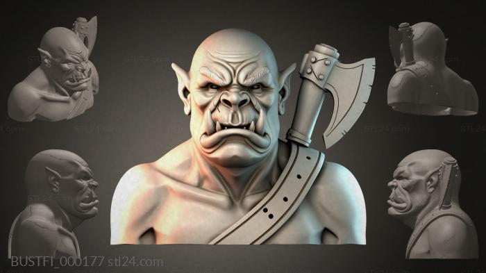 Горлак Орк Боевого Топора 3d STL model