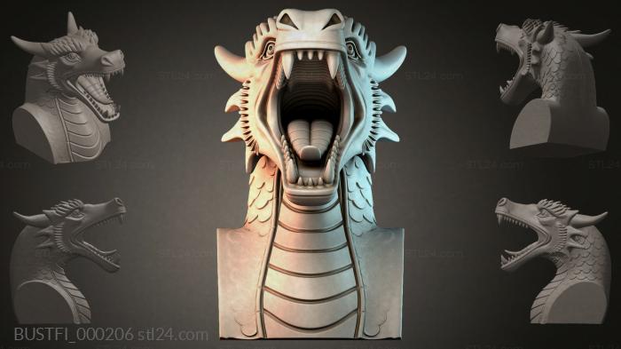 Dragons Head 3d STL model