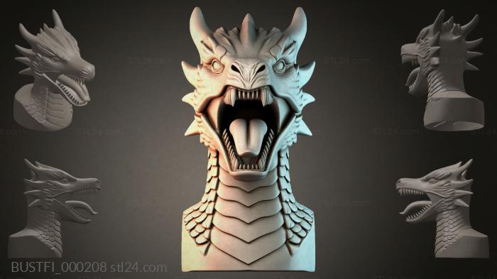 Dragon head 3d STL model