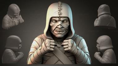 Fantasy busts Hooded Boxer 3d model