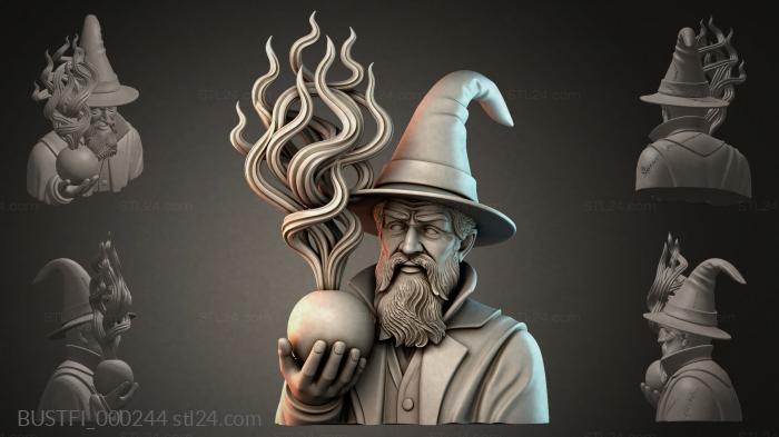 Wizard with a Ball 3d STL model