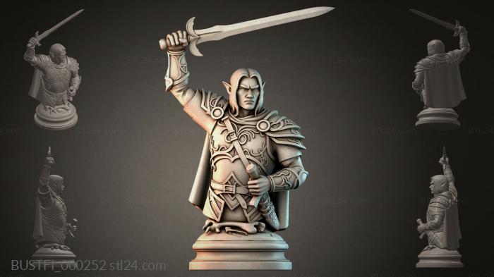 Elf with a Sword 3d STL model