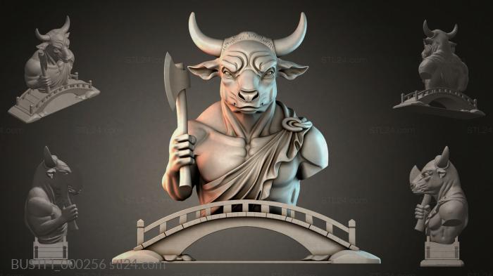 Bull with an Axe 3d STL model