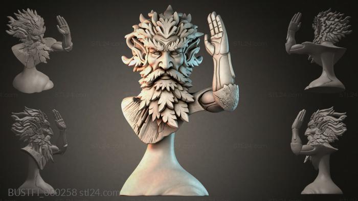 Bust of an Ancient God 3d STL model