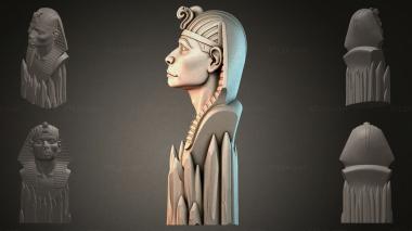 Fantasy busts Bust of an Egyptian pharaoh 3d model