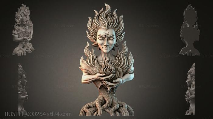 Bust of the Forest Spirit 3d STL model