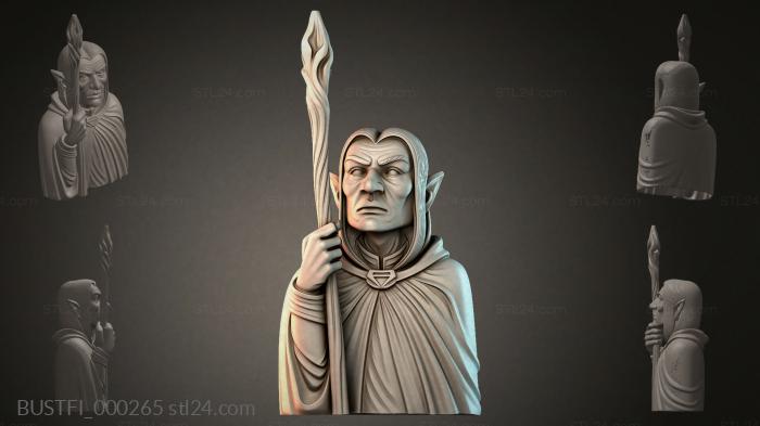 Elf with a Staff 3d STL model