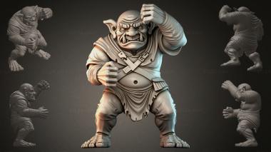 Fantasy busts Orc Warrior 3d model