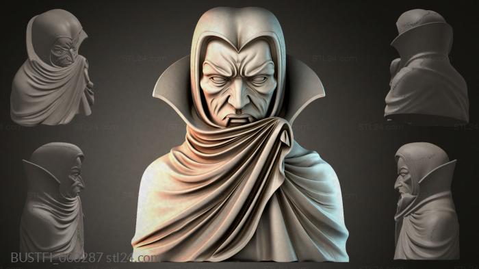 Vampire Bust 3d STL model