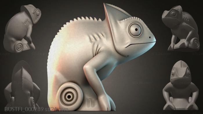 Chameleon Figurine 3d STL model