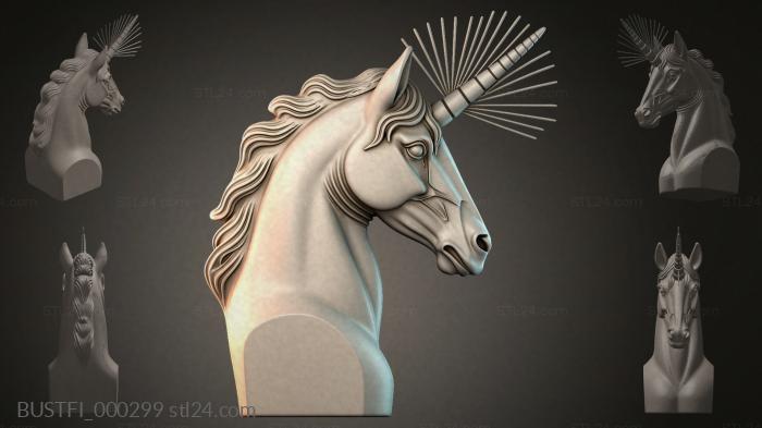 Unicorn Head 3d STL model