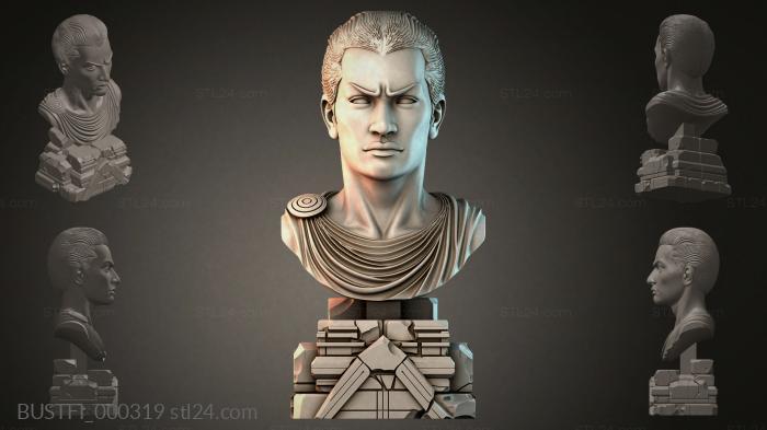 Бюсты фэнтези (BUSTFI_000319) 3D модель для ЧПУ станка
