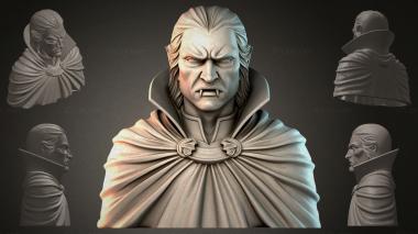 Fantasy busts Vampire Bust 3d model