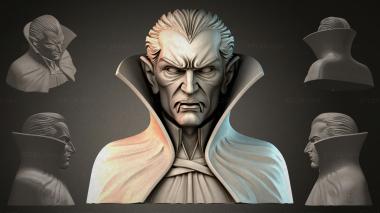 Fantasy busts Vampire Bust 3d model