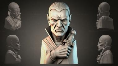 Fantasy busts Vampire Bust 3d model