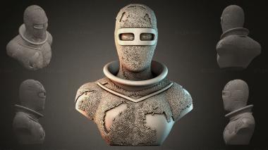 Fantasy busts Bust in a Mask 3d model