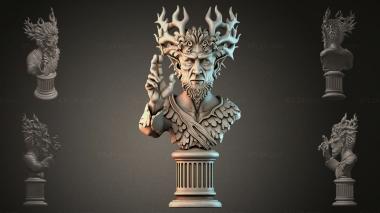 Fantasy busts Bust of the Forest Spirit 3d model
