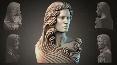 Fantasy busts Womens bust 3d model